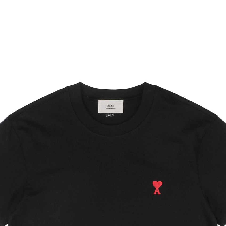 Ami Small Heart Logo Embroidery T-Shirt8.jpeg