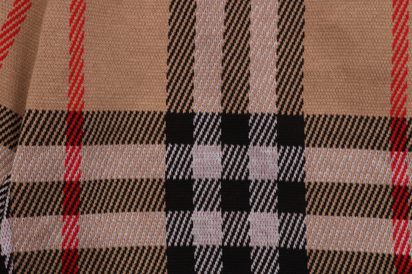 BBry Check Pattern Knit Shorts-12