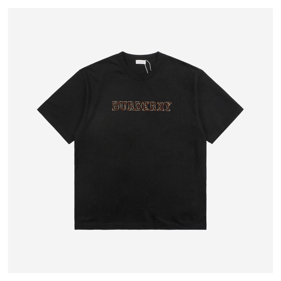 BBry Colorful Slogan Embroidery T-Shirt