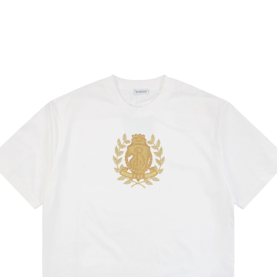 BBry Gold Shield B Logo Embroidery T-Shirt1.jpeg