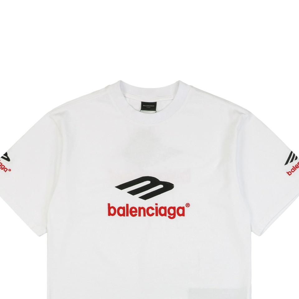 Balenciaga 3B Paris Letter Embroidery T-Shirt3.jpeg