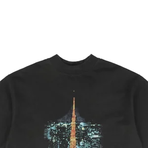 Balenciaga Eiffel Tower Nightscape Print T-Shirt2.jpeg