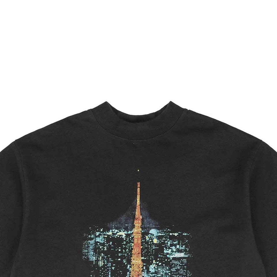 Balenciaga Eiffel Tower Nightscape Print T-Shirt2.jpeg