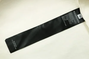 Balenciaga Tape Letter Foam Print T-Shirt Wash label