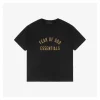 Fear of God Essentials “SCHOOL” Arc Letter Print T-Shirt (Black/White/Grey)