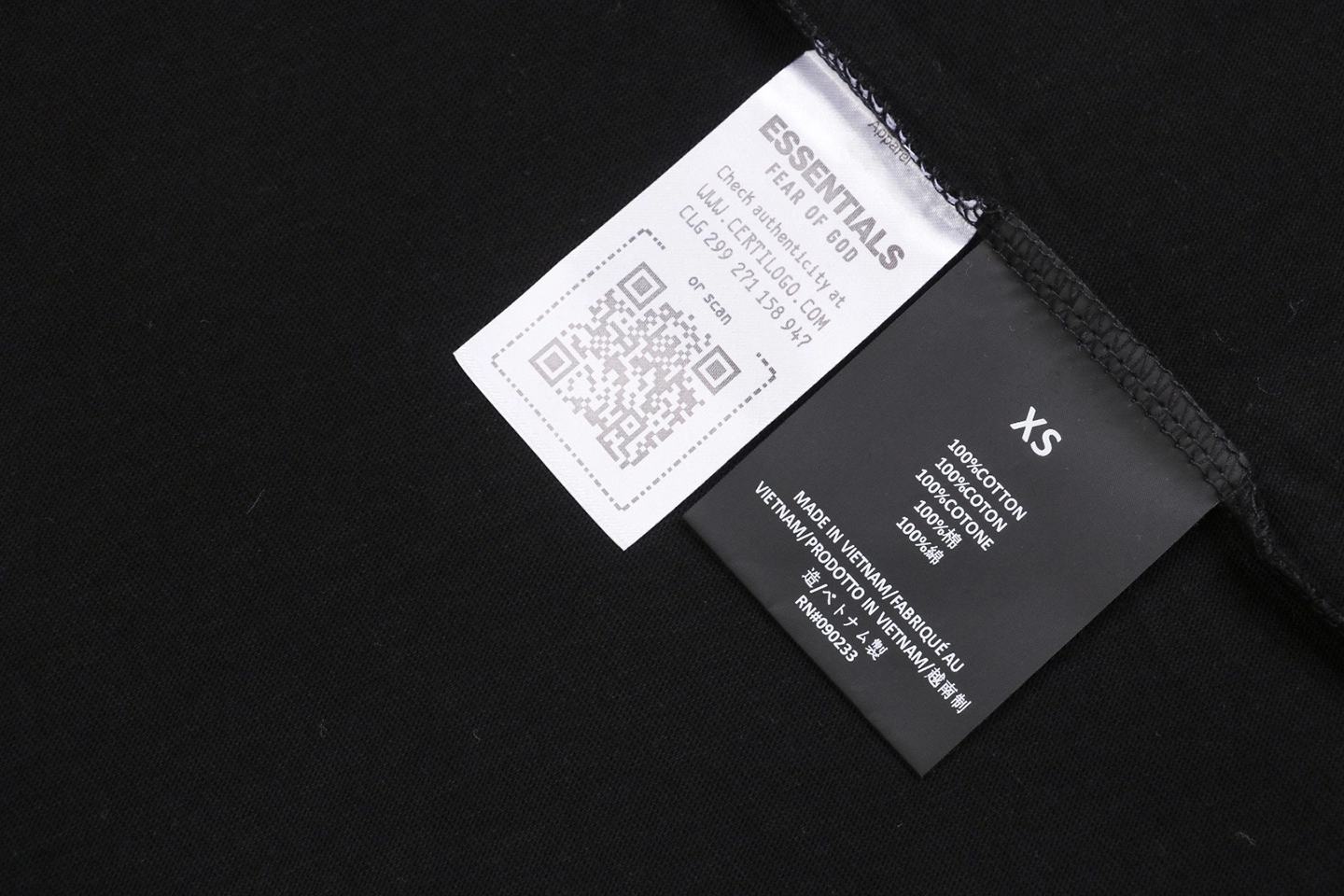 Wash tag