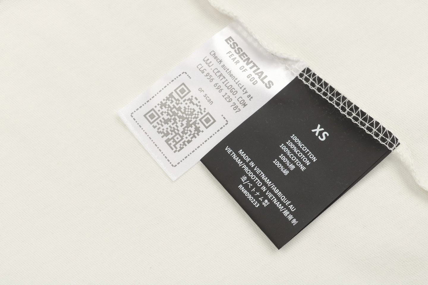 Wash tag