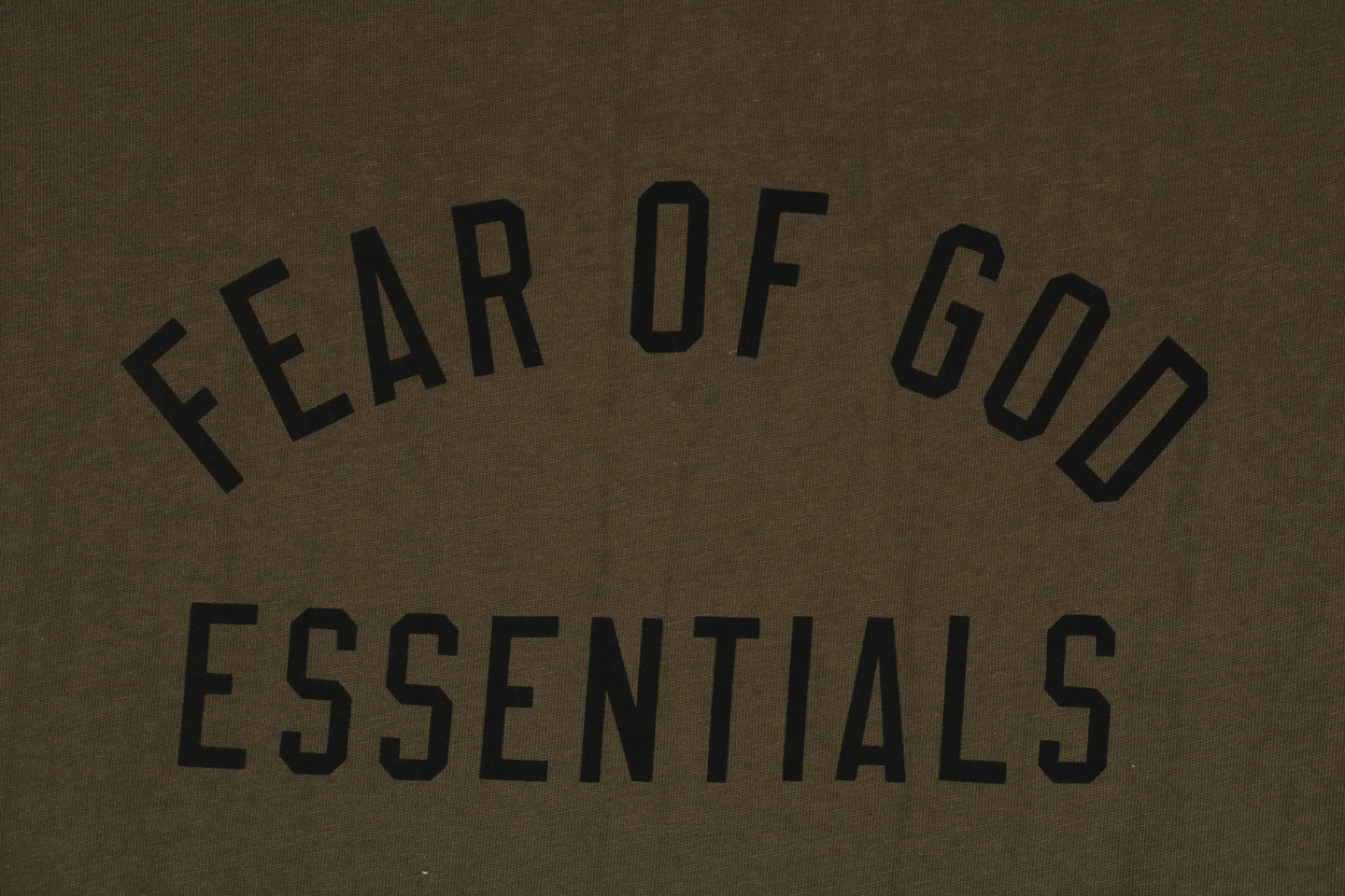 Fear of God logo print