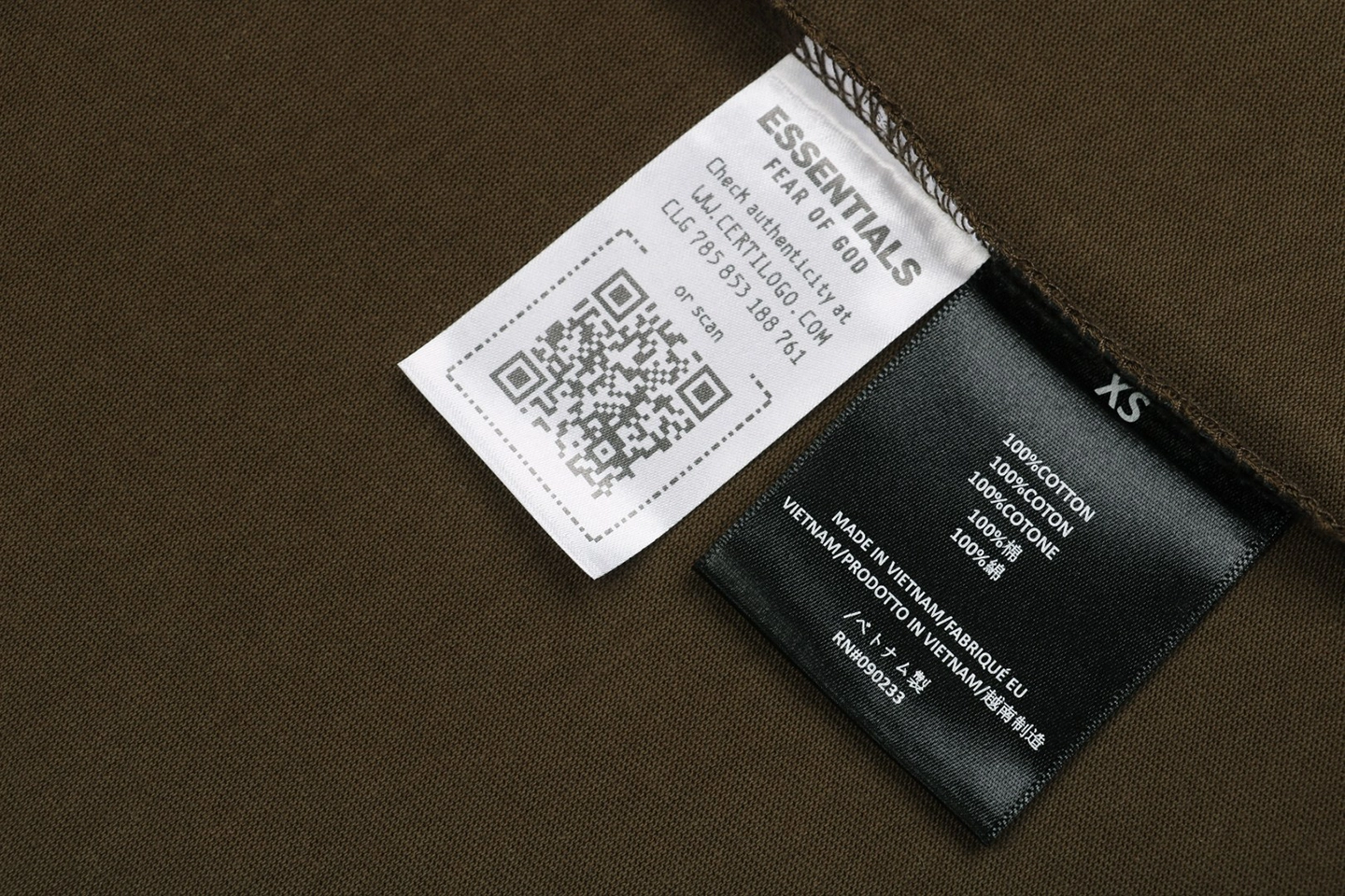 Wash tag