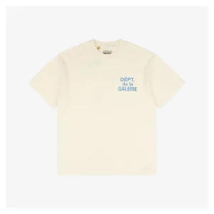 Gallery Dept Blue French Letter Print T-Shirt