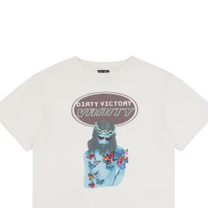 Saint Michael Jesus & Butterfly Print T-Shirt2.jpeg