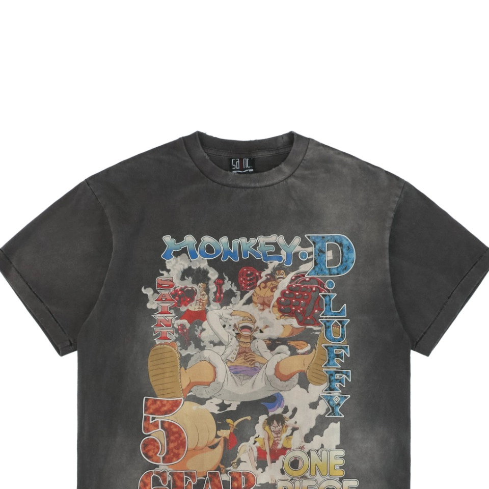 Saint Michael One Piece Graphic Print T-Shirt1.jpeg
