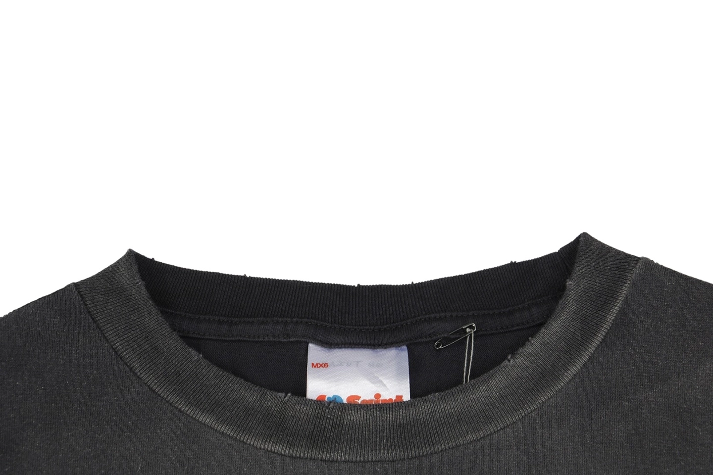 Saint Michael Phantom Saint Letter Print T-Shirt-6