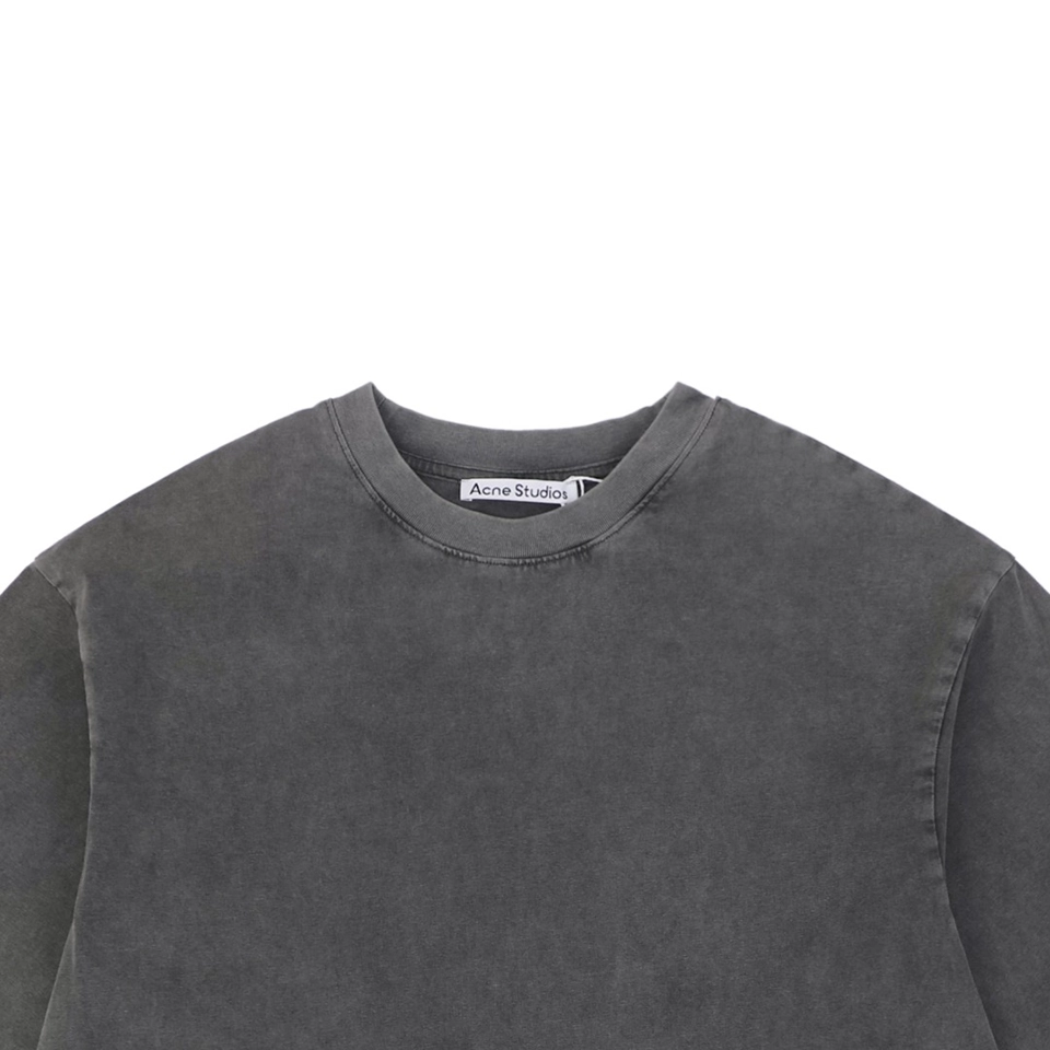 Acne Studios Washed Transparent Back Logo T-Shirt