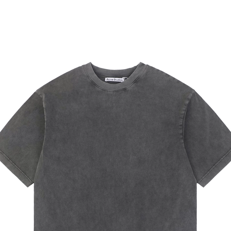 Acne Studios Washed Transparent Back Logo T-Shirt