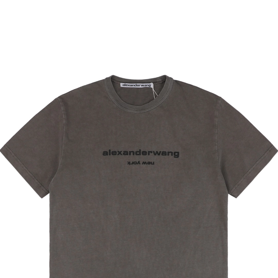 Alexander Wang Glitter Micro Logo Letter Print T-Shirt1.jpeg