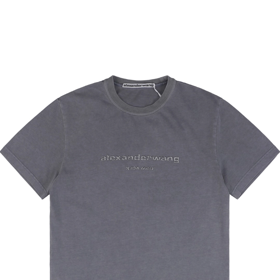 Alexander Wang Glitter Micro Logo Letter Print T-Shirt16.jpeg
