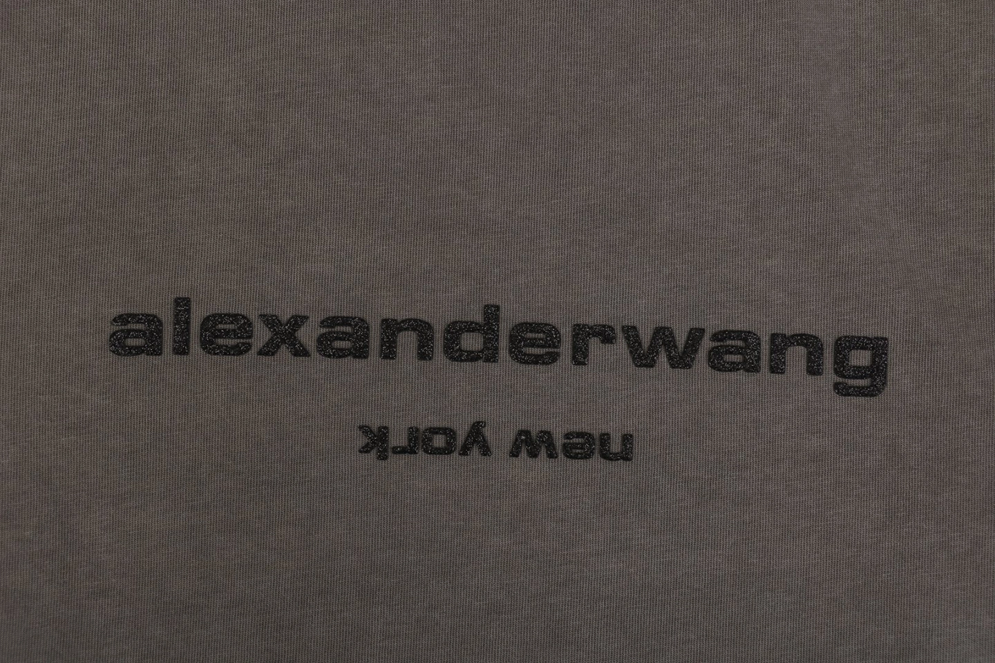 Alexander Wang Glitter Micro Logo Letter Print T-Shirt6.jpeg