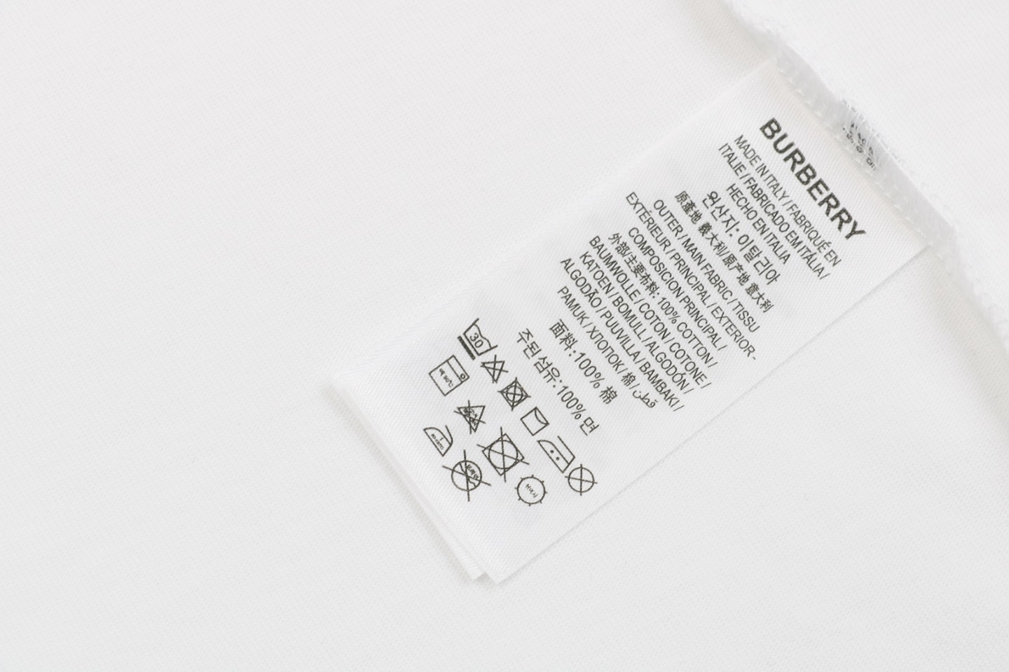 Wash tag