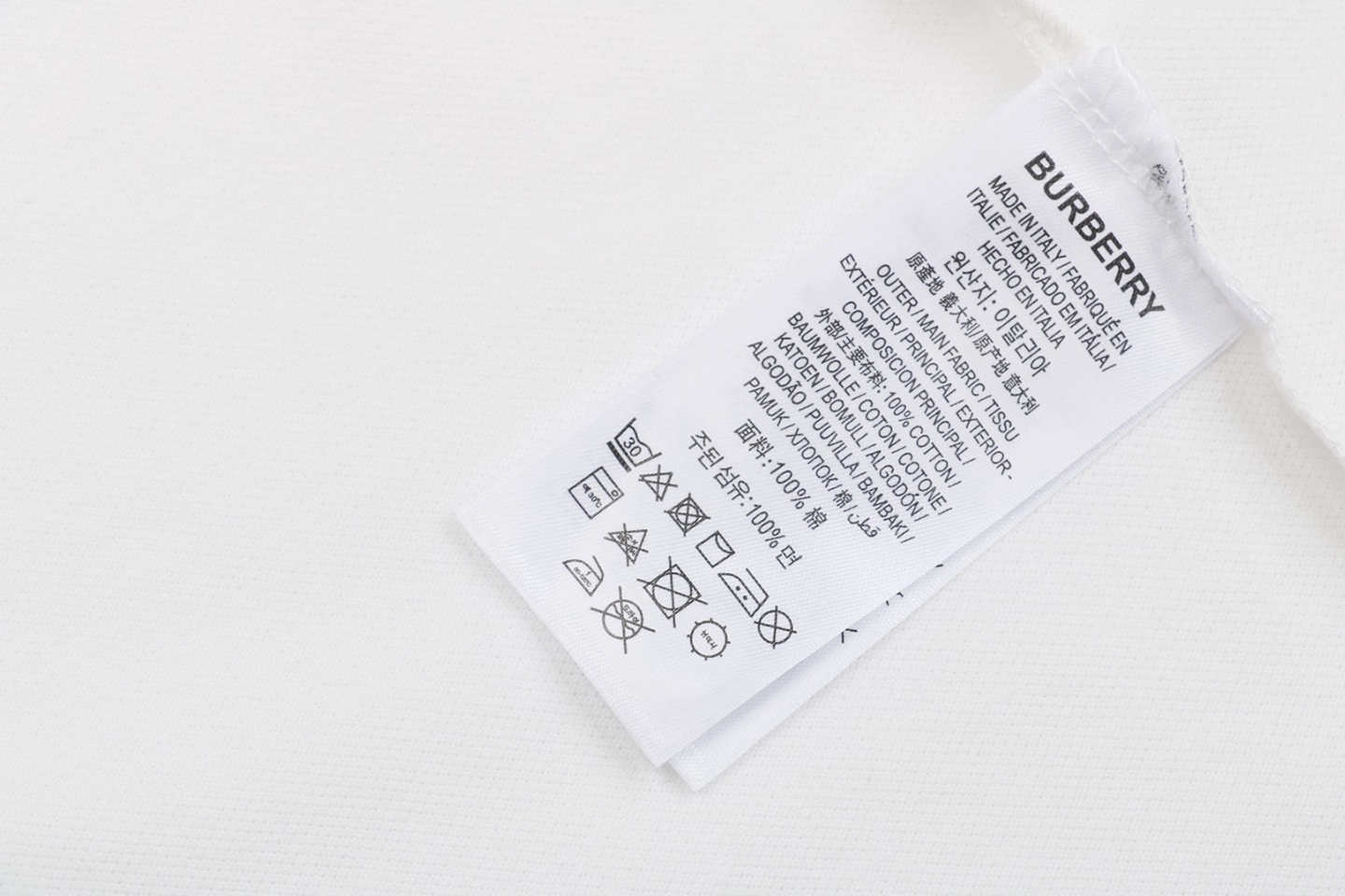 Wash tag