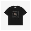 BBry Framed Letter & Knight Emblem Graphic T-Shirt (Black/White)
