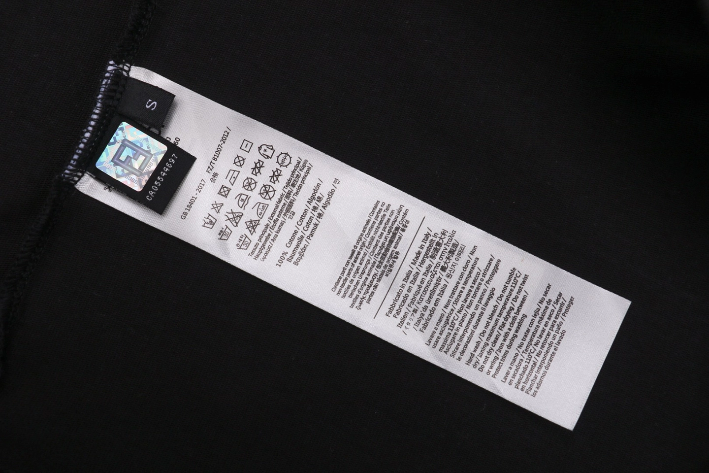 Wash tag