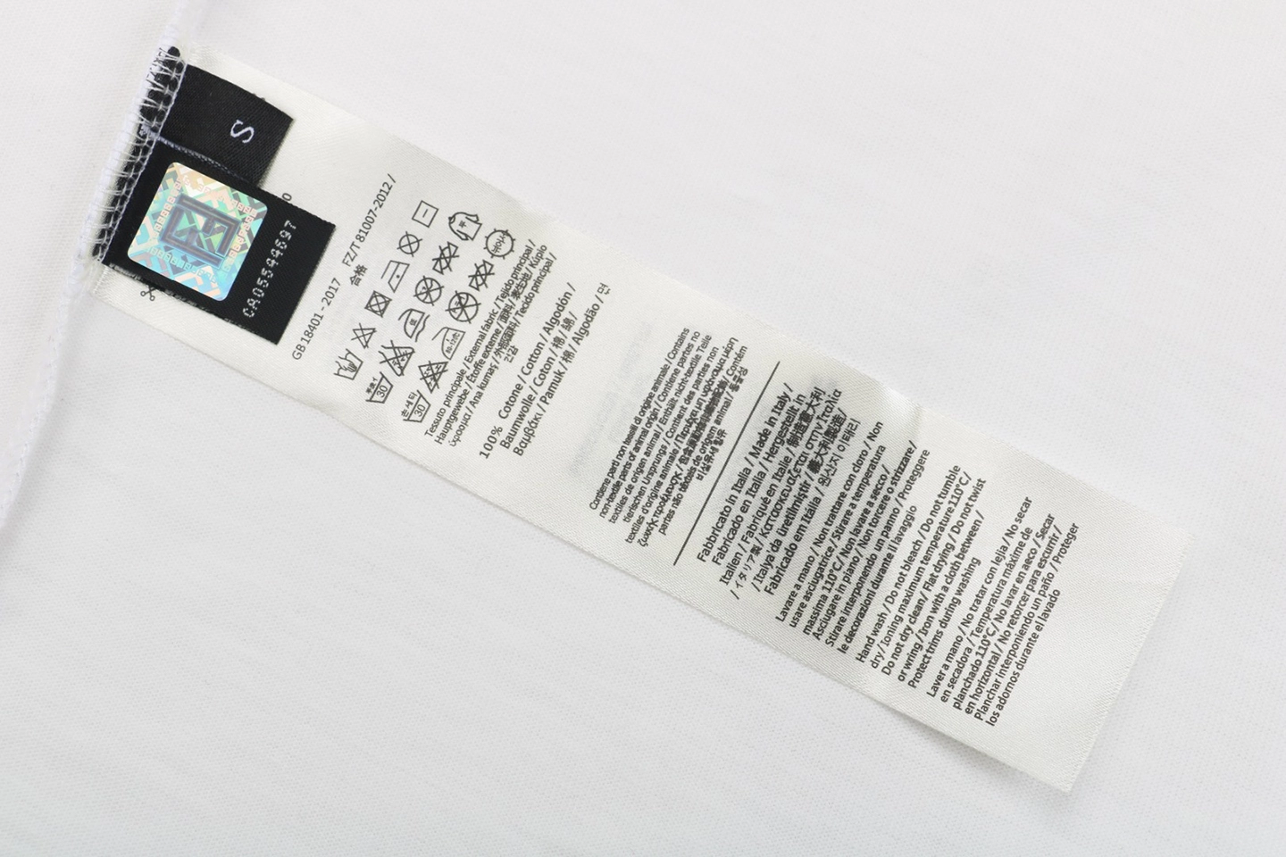 Wash tag