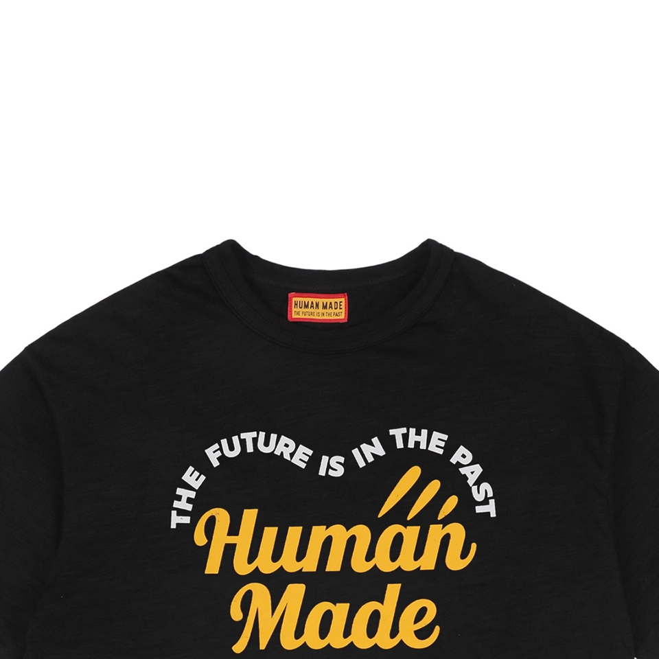 Human Made Heart Logo Letter Print T-Shirt10.jpeg