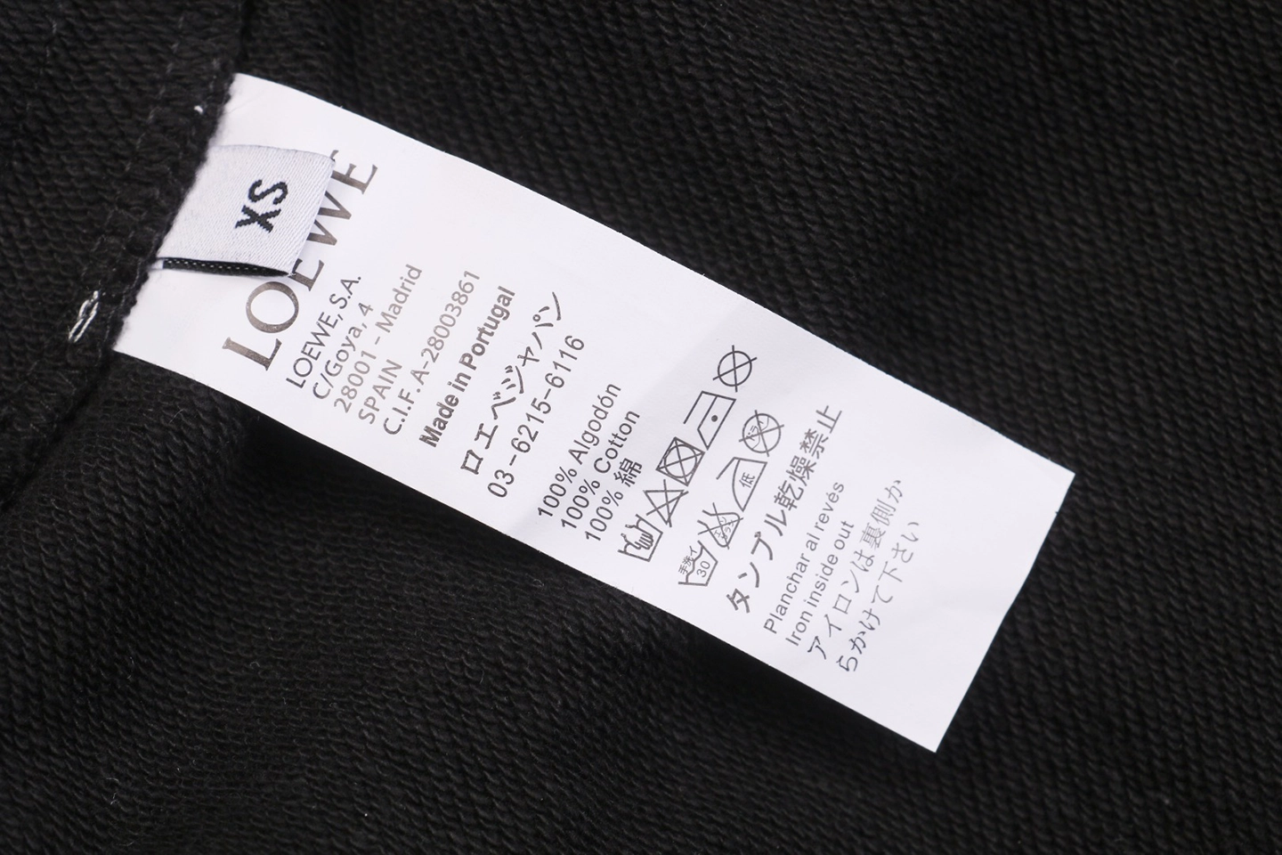Wash tag