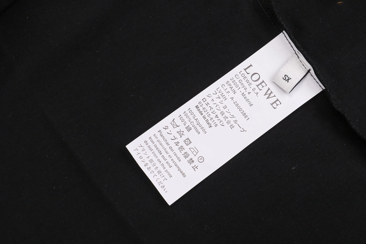 Wash tag