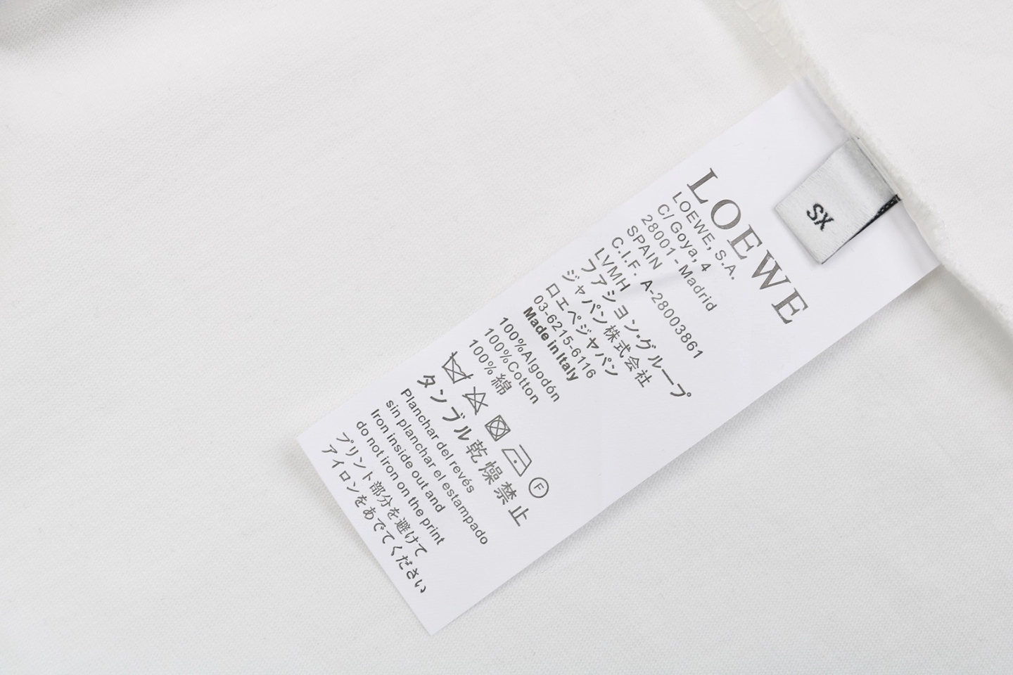 Wash tag