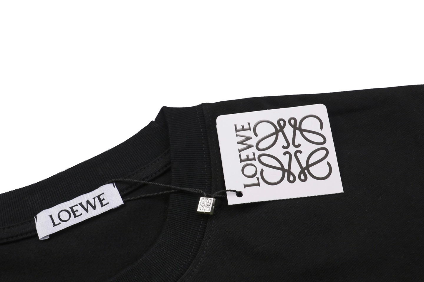 Neckline and Logo tag