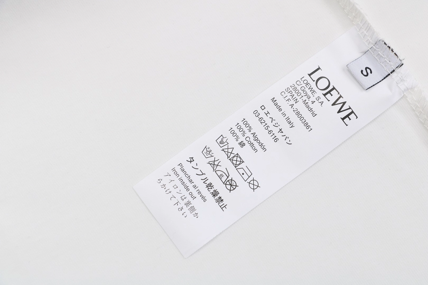 Wash tag