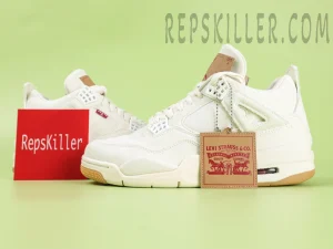Levi’s x Air Jordan 4 Retro “White Denim”2