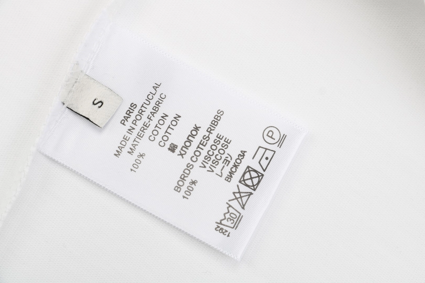 Wash tag