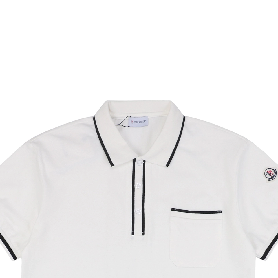 Mxxcler Arm MK Logo Patch Panel Polo Shirt1.jpeg