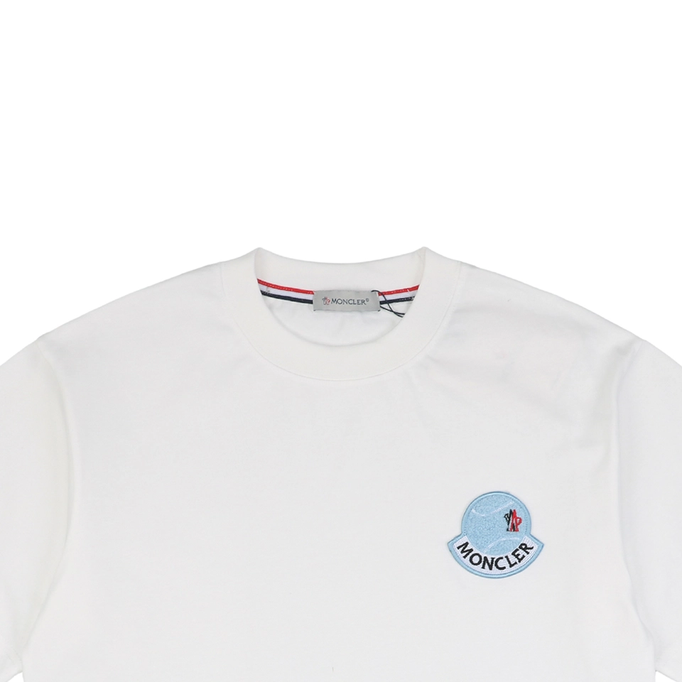 Mxxcler Baseball Patch Terry Embroidery Cotton T-Shirt