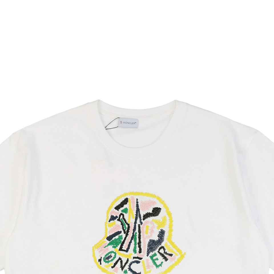Mxxcler Colorful MK Large Embroidered Logo T-Shirt1.jpeg