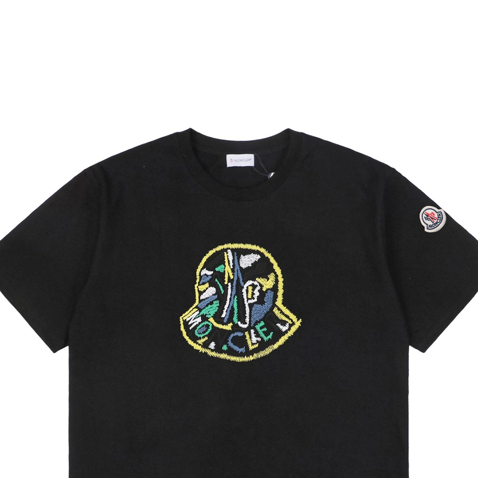 Mxxcler Colorful MK Large Embroidered Logo T-Shirt13.jpeg