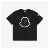 Mxxcler Large Holographic Print T-Shirt (Black/White)