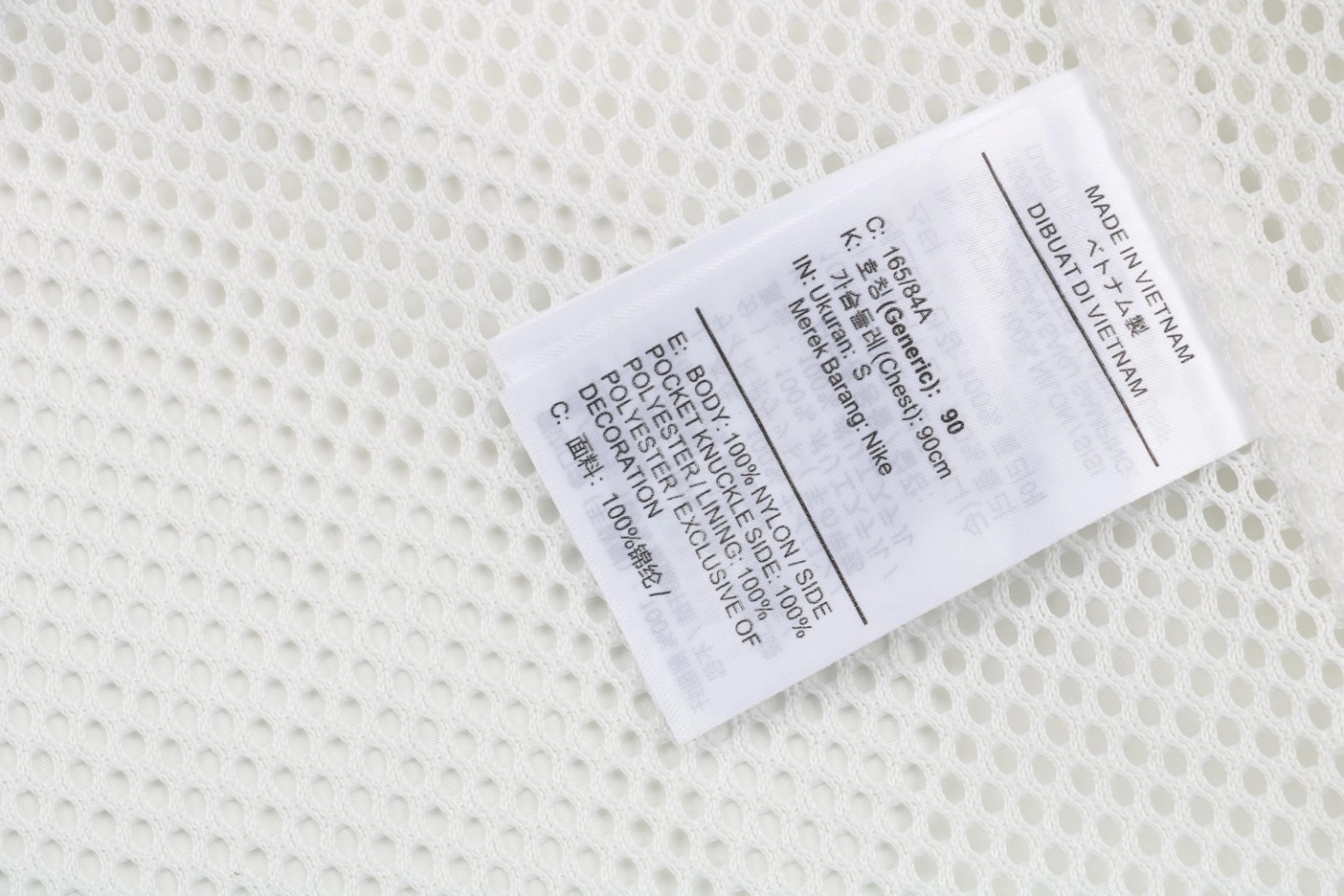 Wash tag