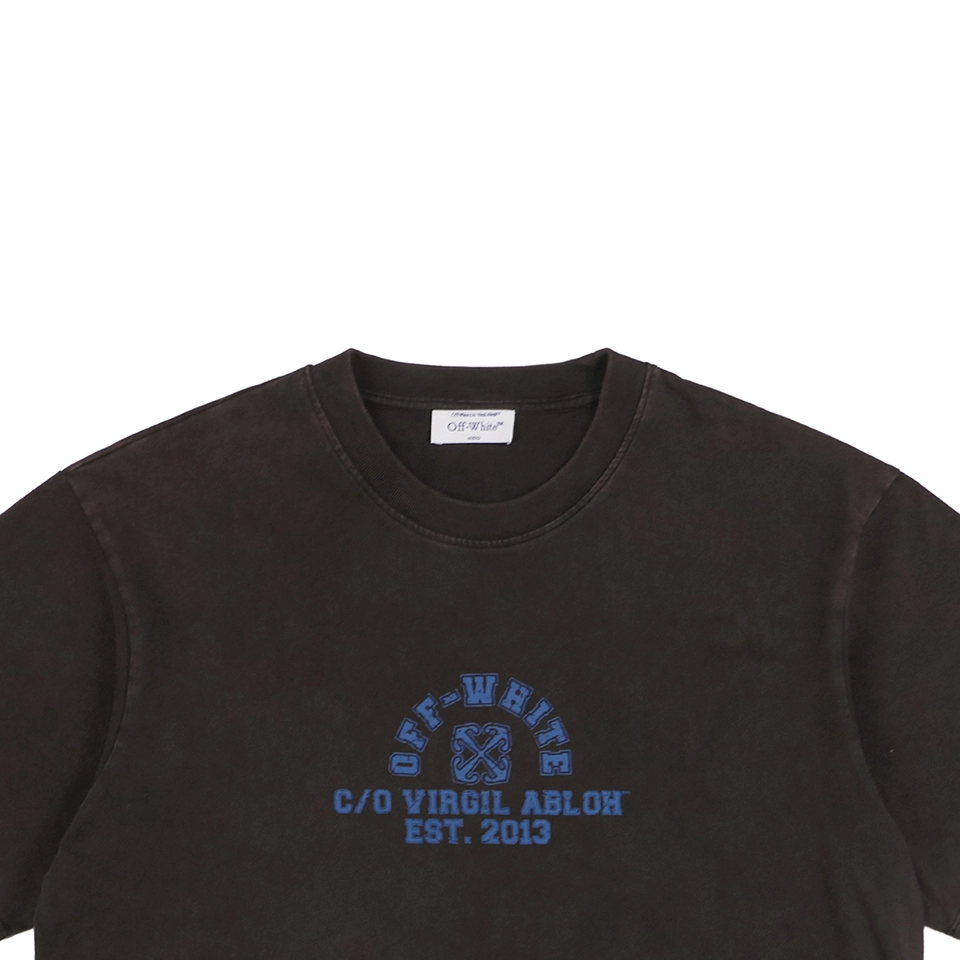 OFF WHITE CO VIRGIL Anchor & Blue Letter Washed T-Shirt1.jpg