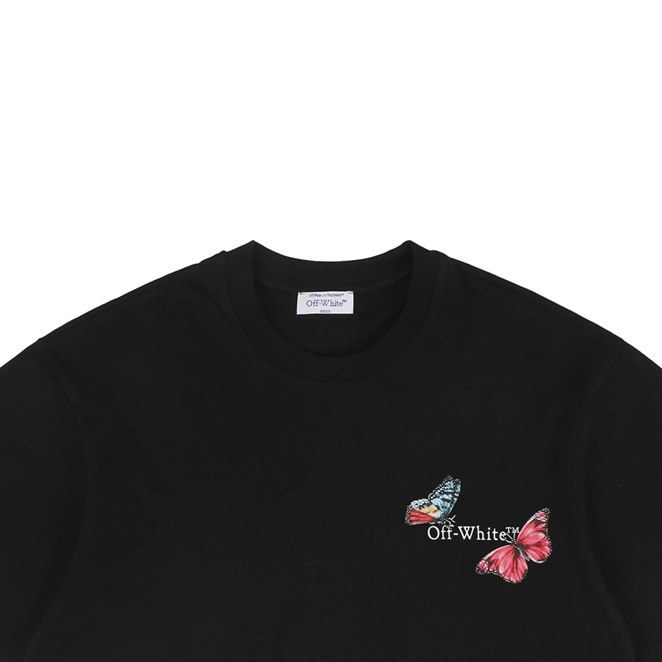 OFF WHITE CO VIRGIL Butterfly Arrow Graphic T-Shirt