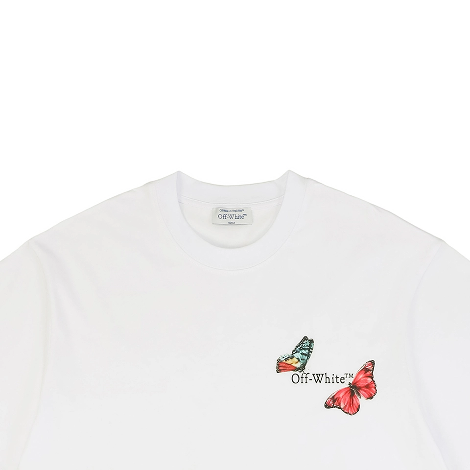 OFF WHITE CO VIRGIL Butterfly Arrow Graphic T-Shirt