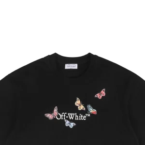 OFF WHITE CO VIRGIL Butterfly Letter Graphic T-Shirt