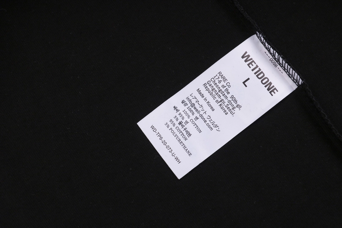 Wash tag