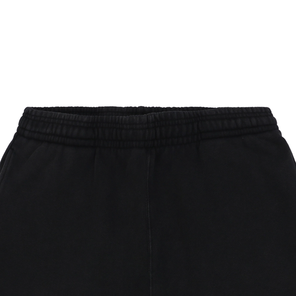 Alexander Wang Washed Denim Shorts with Red & Blue Hem Tag