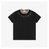 BBry Check Collar Logo Embroidery T-shirt (Black/White)