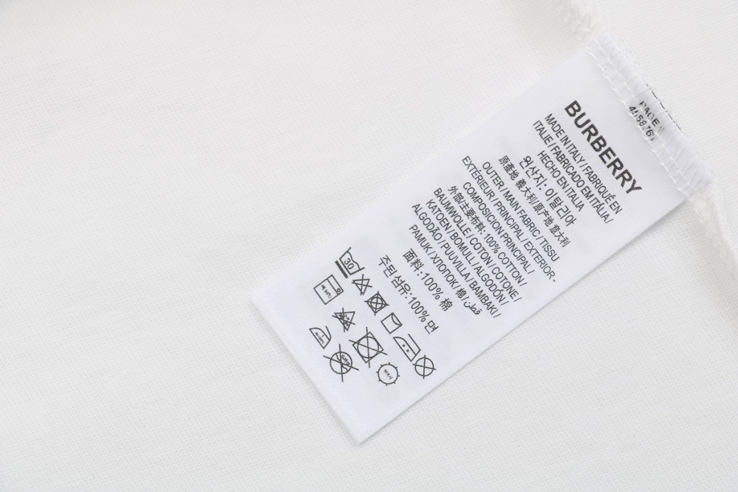 Wash tag
