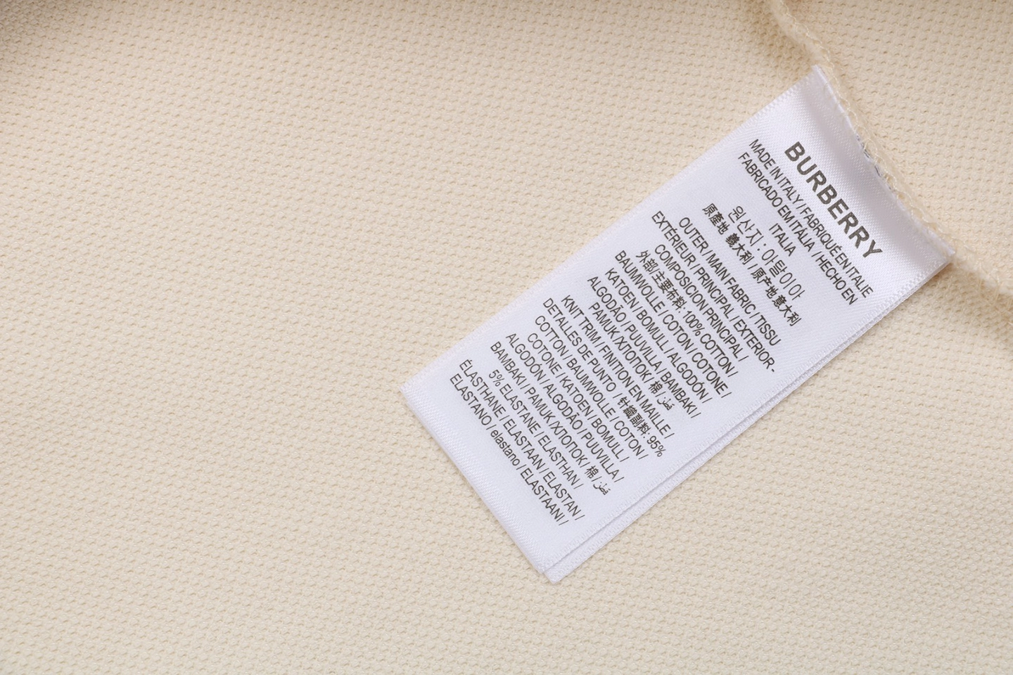Wash tag